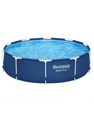 Bestway Steel Pro 10'x30" Round Above Ground Swimming Pool Set with Filter Pump