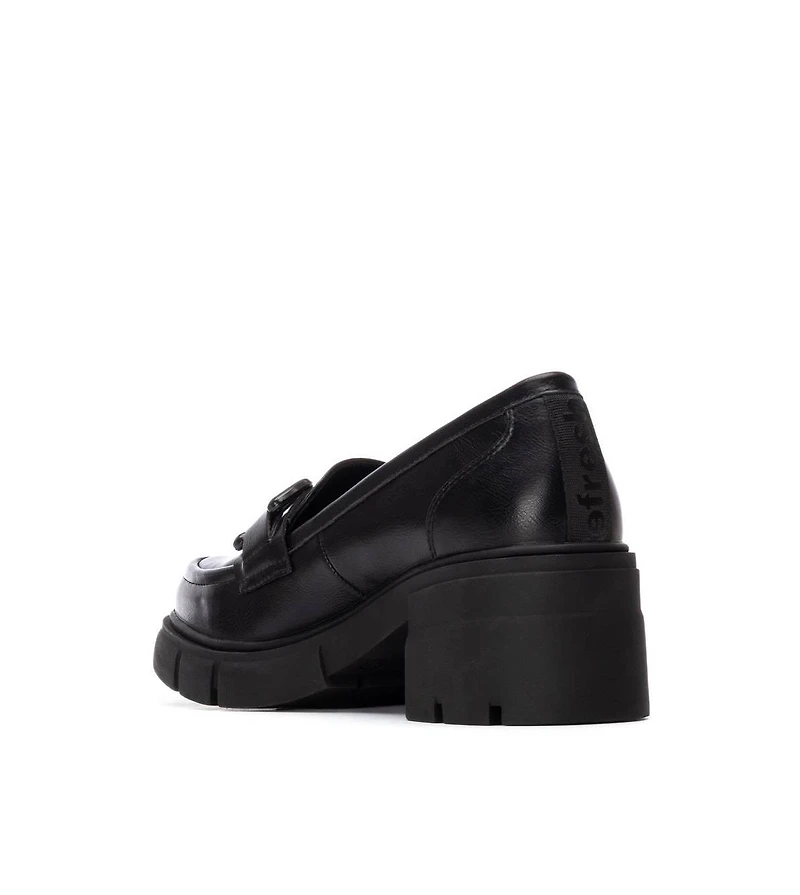 Women's Casual Heeled Loafers Refresh Collection By Xti