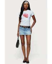 Edikted Women's Sweet Berry T Shirt