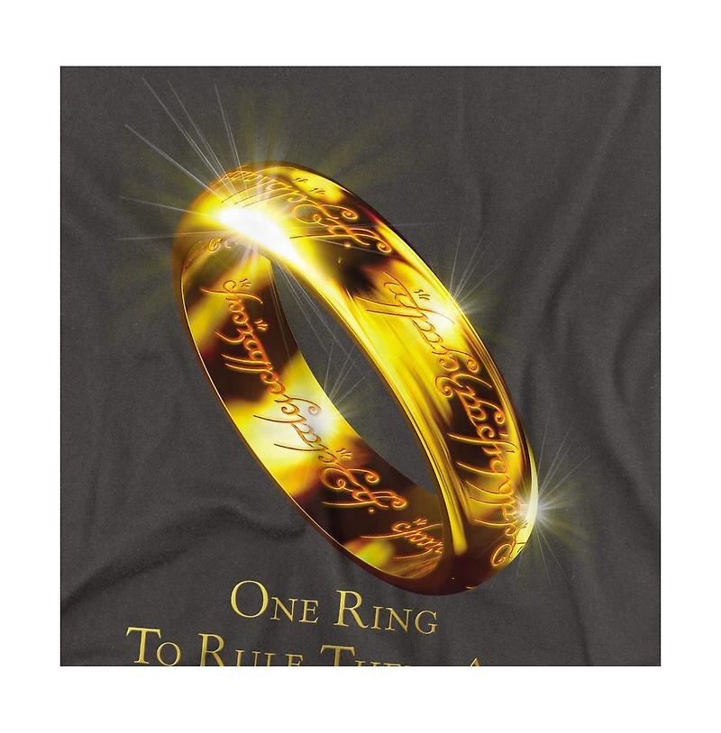 Logovision Men's The Lord of Rings One Ring to Rule Them All T Shirt