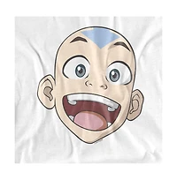 Logovision Men's Classic Avatar The Last Airbender Big Aang Face T Shirt