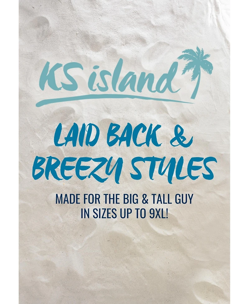 KingSize Tall Cling-Free Raglan Short Sleeve Swim Shirt