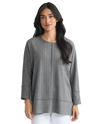 Jones New York Women's Crew Neck Pull-On Top