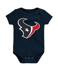 Outerstuff Newborn 3-Piece Houston Texans Little Tike Bodysuit Set
