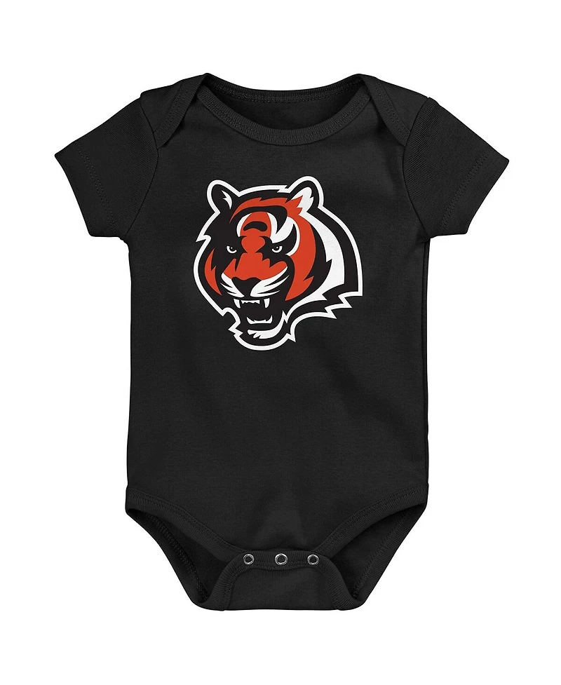 Outerstuff Newborn 3-Piece Cincinnati Bengals Little Tike Bodysuit Set