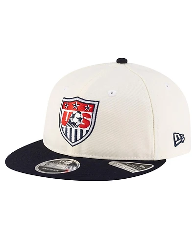 New Era Men's Cream Usmnt 1995 Retro-Crown 9FIFTY Adjustable Hat