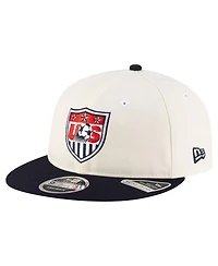 New Era Men's Cream Usmnt 1995 Retro-Crown 9FIFTY Adjustable Hat