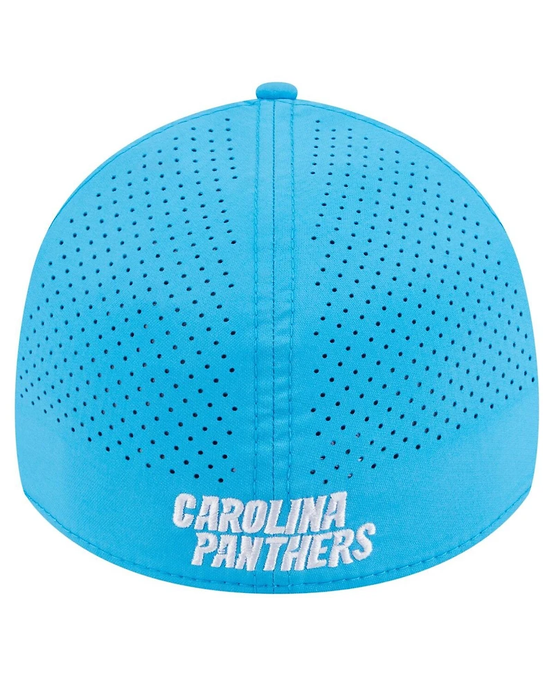 New Era Men's Blue Carolina Panthers Perforated 39THIRTY Flex Hat