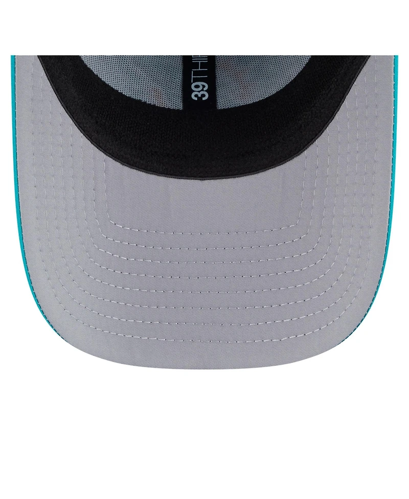 New Era Men's Aqua Miami Dolphins Perforated 39THIRTY Flex Hat