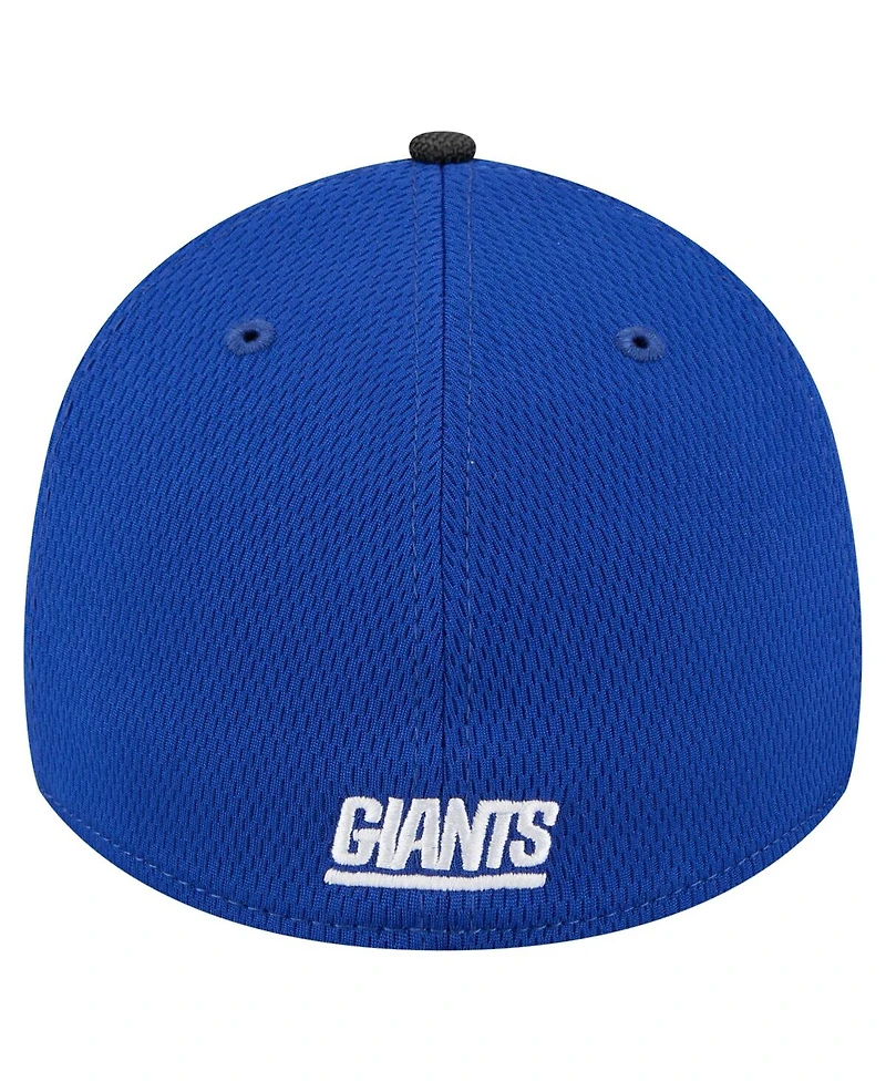 New Era Men's Royal York Giants Visor Hit 39THIRTY Flex Hat