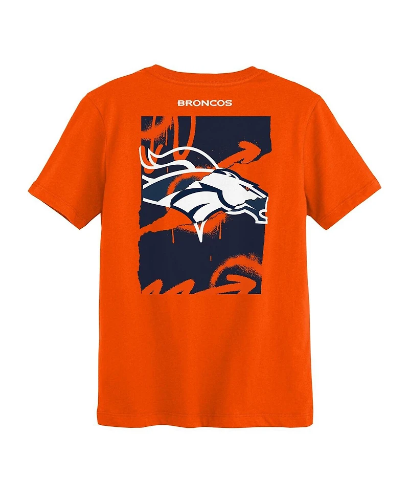Outerstuff Preschool Orange Denver Broncos Posterize T-Shirt
