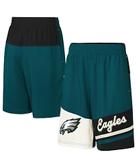 Outerstuff Big Boys and Girls Midnight Green Philadelphia Eagles Fandemonium Mesh Shorts