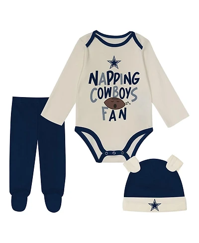Outerstuff Baby Boys and Girls 3-Piece Dallas Cowboys Little Champ Set