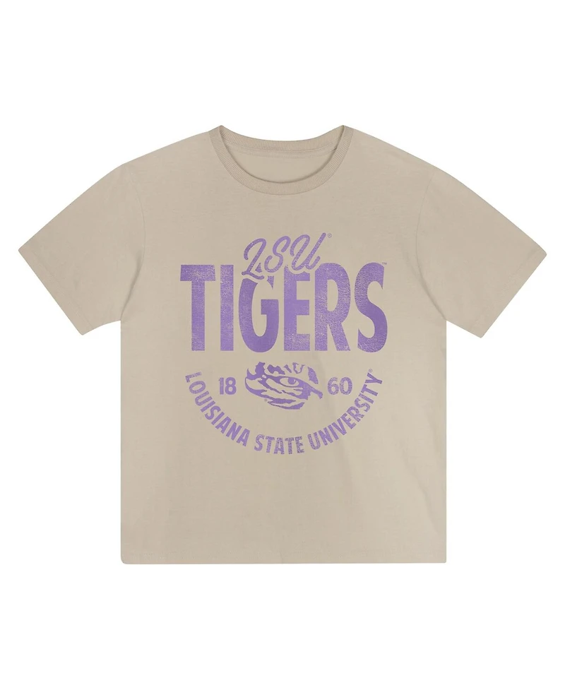 Outerstuff Toddler Tan Lsu Tigers News Flash T-Shirt