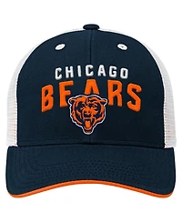 Outerstuff Preschool Navy Chicago Bears Core Lockup Trucker Adjustable hat