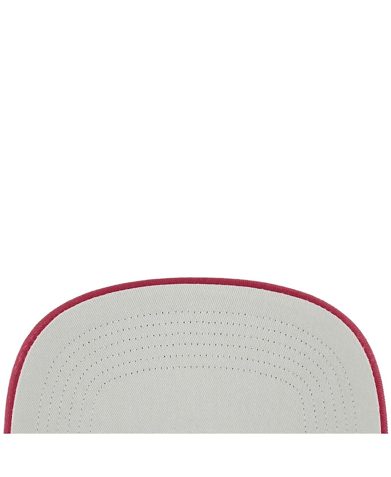 '47 Brand Men's White/Cardinal Arizona Cardinals Roscoe Two-Toned Hitch Adjustable Hat