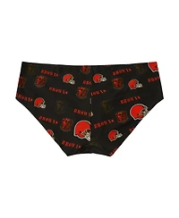 Concepts Sport Women's Brown Cleveland Browns Mosaic Allover Print Knit Panty