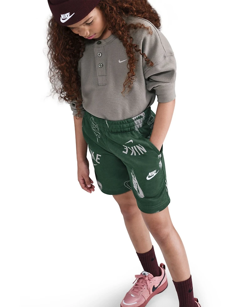 Nike Kids 7-20 Sportswear Club French Terry Shorts