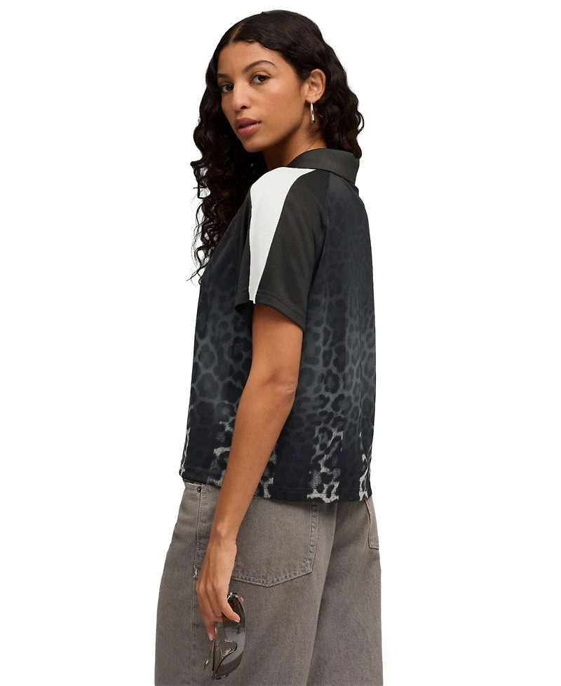 Puma Women's Leo Luxe Relaxed Jersey Top