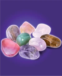 Discovery #Mindblown Glowing Gemstones Excavation Kit 4 Piece