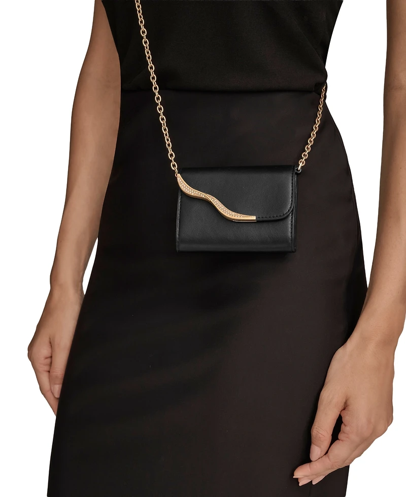 Donna Karan New York Women's Malverne Pave String Wallet