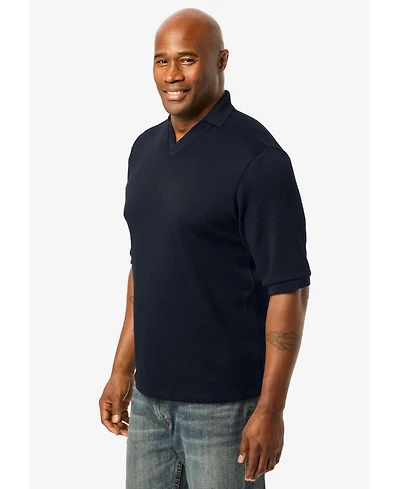 KingSize Men's Big & Tall Knit Sweater Polo