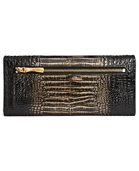 Donna Karan New York Women's Amagansett Metallic Croco Wallet