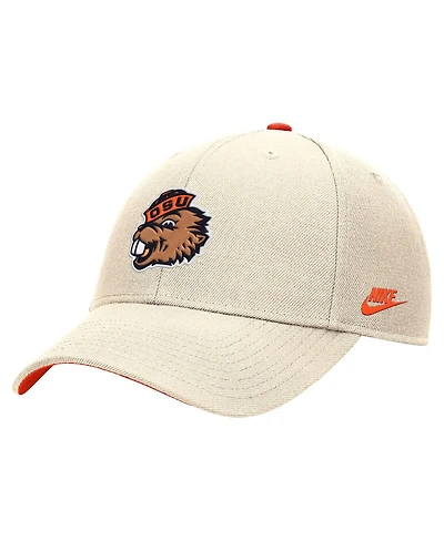 Nike Men's Natural Oregon State Beavers Vintage Rise Dri-fit Adjustable Hat