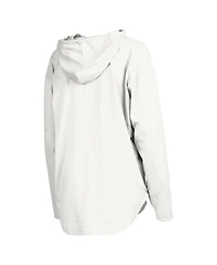 Pressbox Women's White Alabama Crimson Tide San Bruno Hoodie Long Sleeve T-Shirt