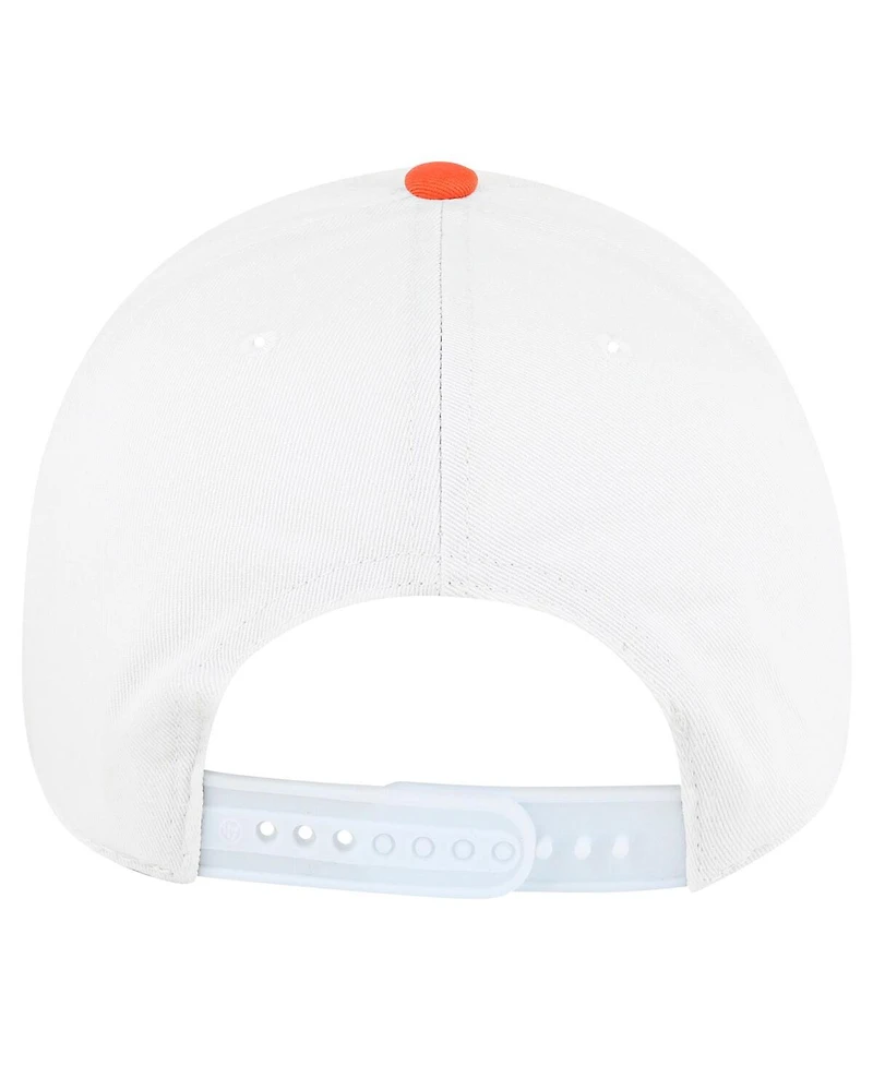 '47 Brand Men's White Clemson Tigers Gridiron Clean Up Adjustable Hat
