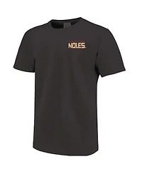 Image One Men's and Women's Black Florida State Seminoles Bouquet Hyper Local Comfort Colors T-Shirt