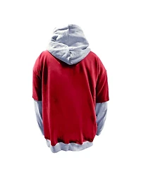 Profile Men's Red/Heather Gray Kansas City Chiefs Big Tall Twofer Pullover Hoodie