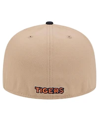 New Era Men's Khaki Auburn Tigers Two-Tone 59FIFTY Fitted Hat