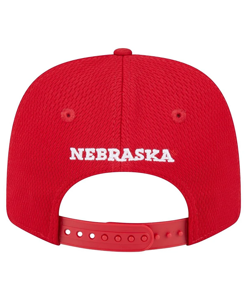 New Era Men's Scarlet Nebraska Huskers Coolera 9SEVENTY Rope Stretch-Snap Hat