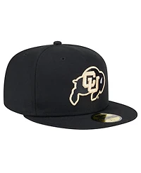 New Era Men's Black Colorado Buffaloes 59FIFTY Fitted Hat