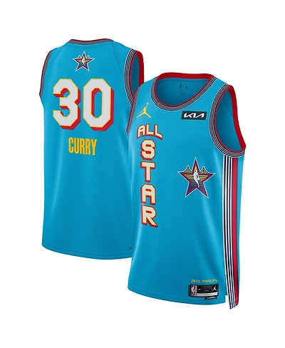 Jordan Men's and Women's Stephen Curry Light Blue 2025 Nba All-Star Game Swingman Player Jersey