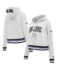 Pro Standard Women's Gray Orlando Magic 2024/25 City Edition Cropped Pullover Hoodie