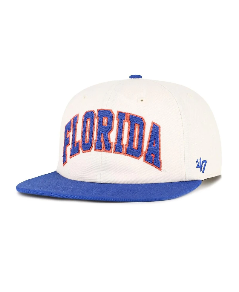 '47 Brand Men's and Women's Natural Florida Gators Crossover Off Hand Captain Adjustable Hat