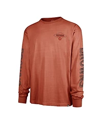 '47 Brand Men's Orange Cleveland Browns Cairn Ravine Foundation Throwback Long Sleeve T-Shirt