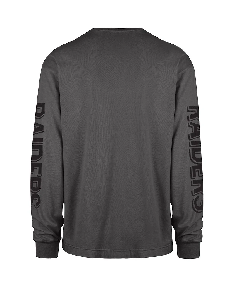 '47 Brand Men's Black Las Vegas Raiders Cairn Ravine Foundation Long Sleeve T-Shirt