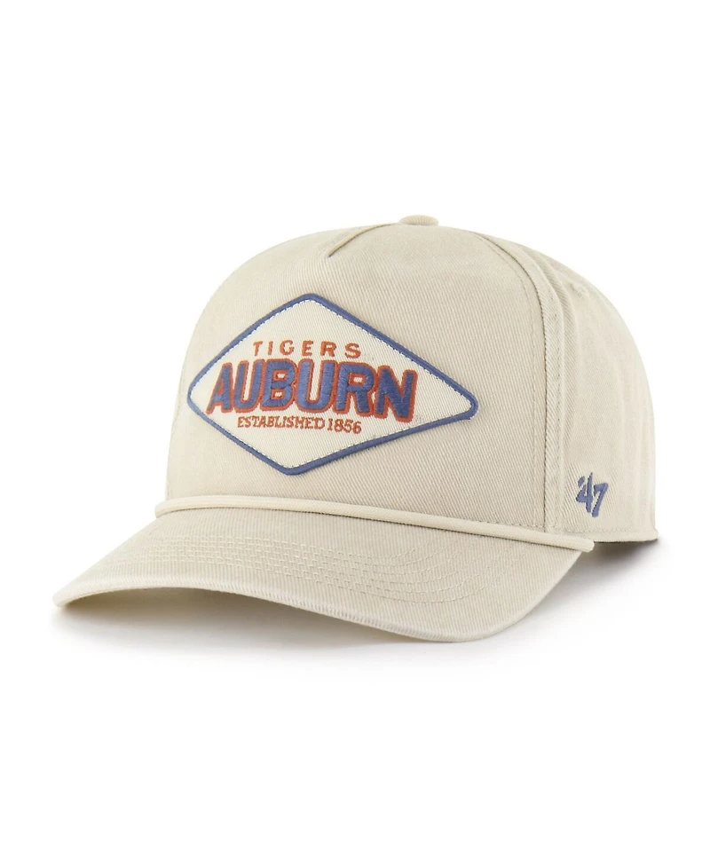 '47 Brand Men's and Women's Cream Auburn Tigers Outdoorsmen Cairn Hitch Adjustable Hat