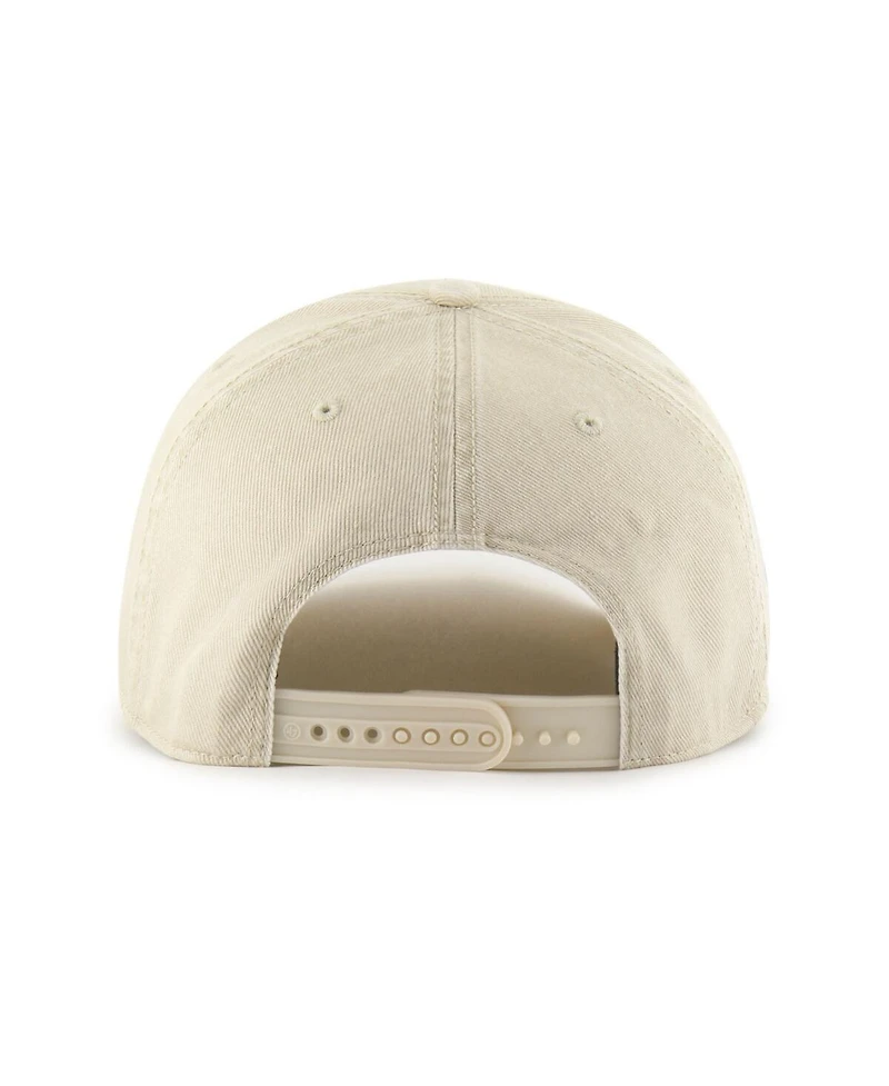 '47 Brand Men's and Women's Cream Kansas Jayhawks Outdoorsmen Cairn Hitch Adjustable Hat