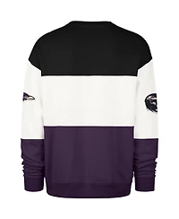 '47 Brand Men's Black/Purple Baltimore Ravens Breeze Maximalist Sweatshirt