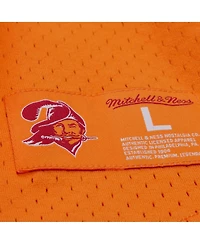 Mitchell & Ness Men's Warren Sapp Orange Tampa Bay Buccaneers Retired Player Name Number Mesh T-Shirt