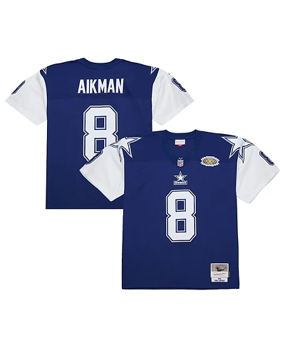 Mitchell & Ness Men's Troy Aikman Navy Dallas Cowboys 1995 Legacy Replica Jersey