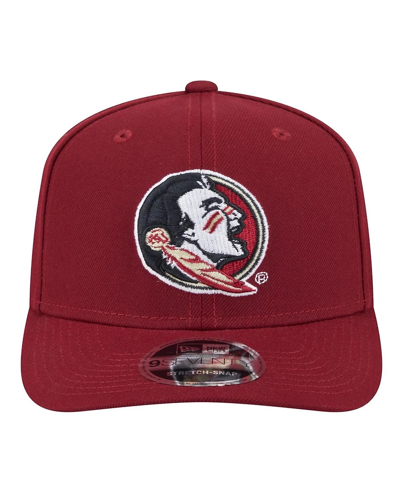 New Era Men's Garnet Florida State Seminoles Team Collective 9SEVENTY Stretch-Snap Adjustable Hat