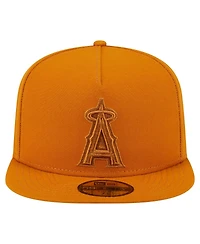 New Era Men's Orange Los Angeles Angels Color Pack A-Frame 59FIFTY Fitted Hat
