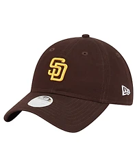 New Era Women's Brown San Diego Padres Ornament 9TWENTY Adjustable Hat