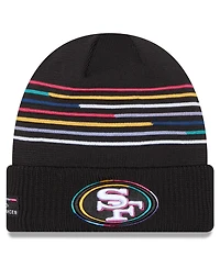 New Era Men's Black San Francisco 49ers 2025 Nfl Crucial Catch Cuffed Knit Hat