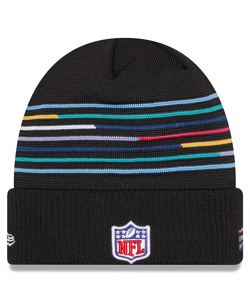 New Era Men's Black Denver Broncos 2025 Nfl Crucial Catch Cuffed Knit Hat